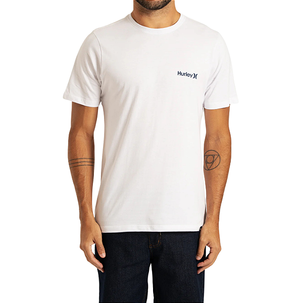 Camiseta Hurley Silk Classic White