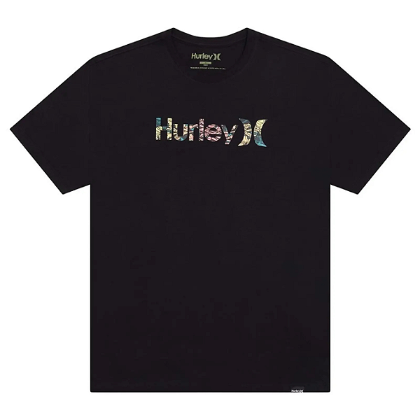 Camiseta Hurley Silk Oeo Floral Black