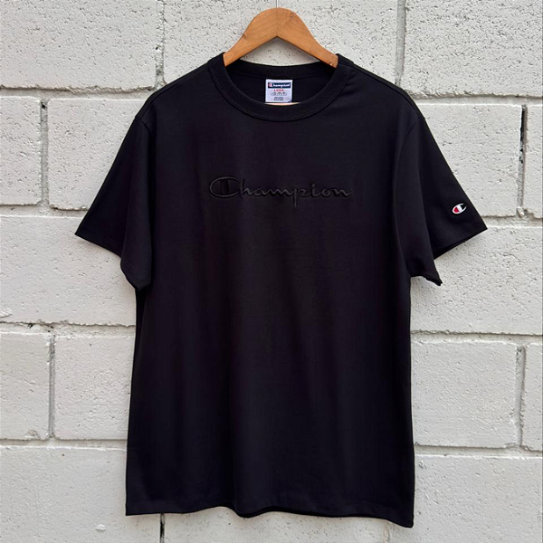 Camiseta Champion Pes Mc Script Black