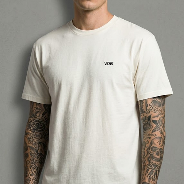 Camiseta Vans Core Basics White Marshmallow