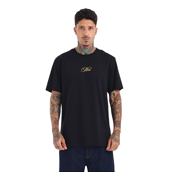 Camiseta Mcd Regular Com Aviamentacao Dri Black
