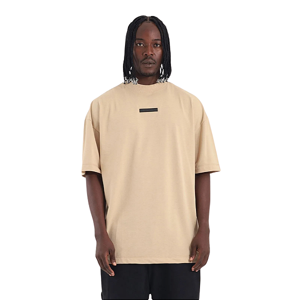 Camiseta Mcd Box Fit Division Bege