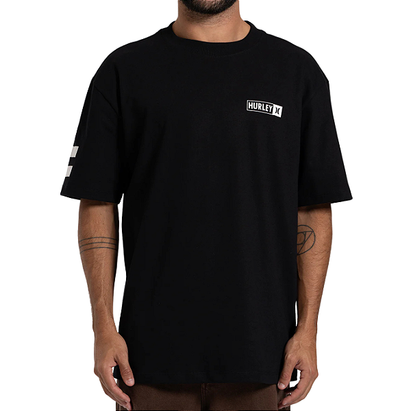 Camiseta Hurley Esp Block Party Maxfit Black