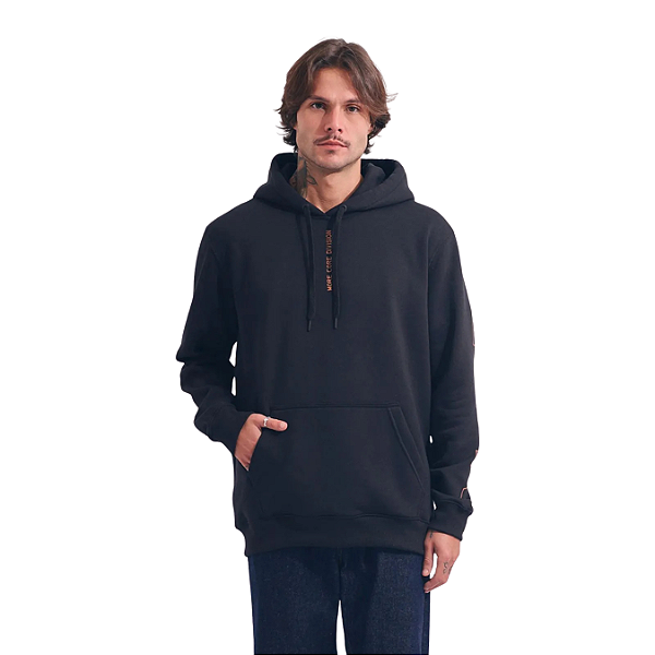 Moletom Mcd Canguru Fechado More Core Black