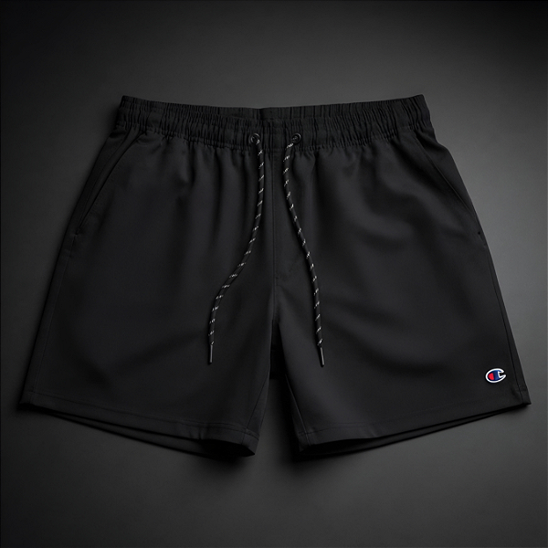 Bermuda Champion Mf Beach Sports Solid Black