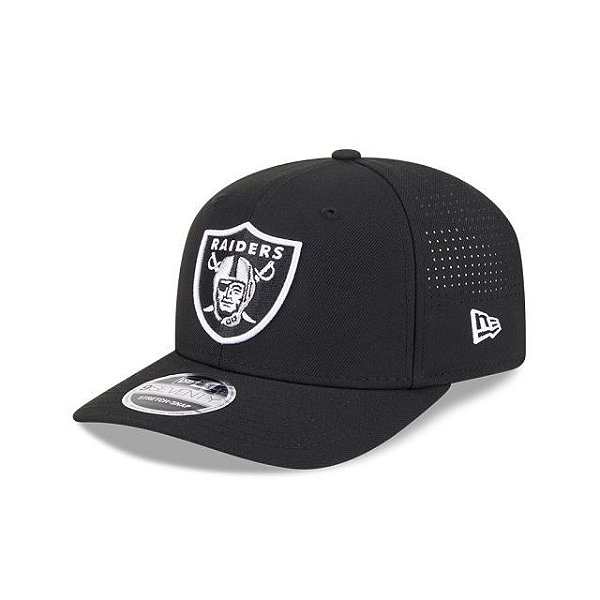 Boné New Era Stretch-Snap Las Vegas Raiders Black