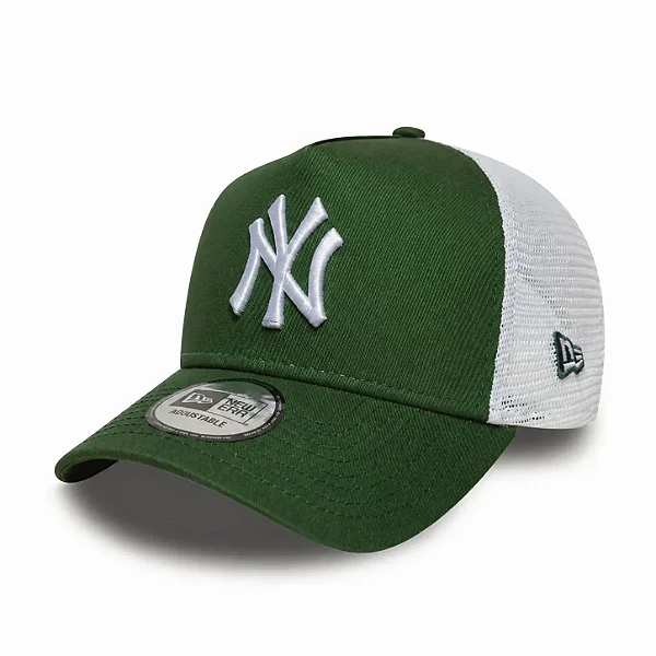 Boné New Era Aba Curva New York Yankees League Green