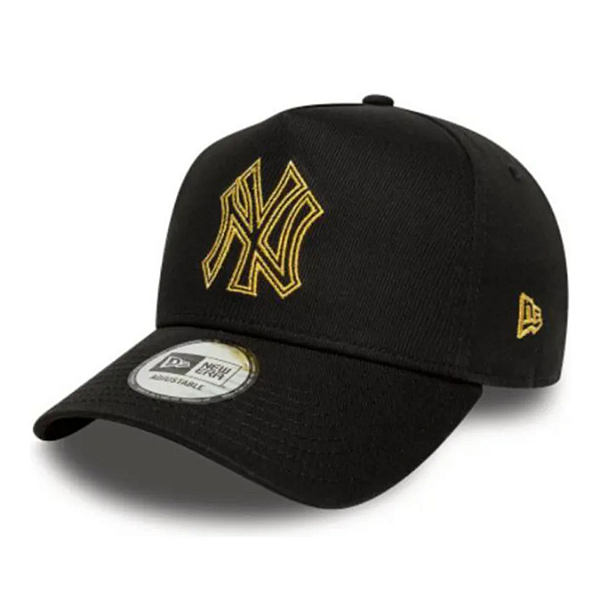 Boné New Era Aba Curva New York Yankees Metallic Black