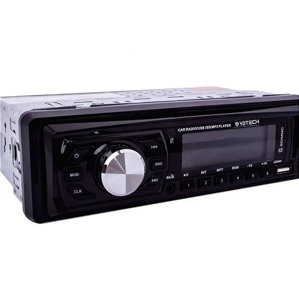 Rádio automotivo bluetooth com USB AUX SD card - Samurai Importadora