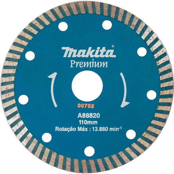 Disco Diamantado 110 Mm 4.1/2 Turbo - A-88820 - Makita