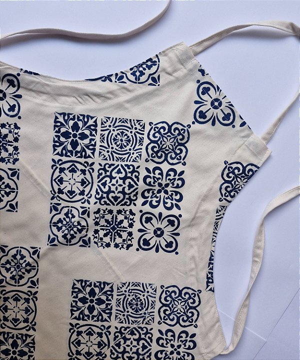 Avental Casa Antiga – Estampa de Azulejos Portugueses