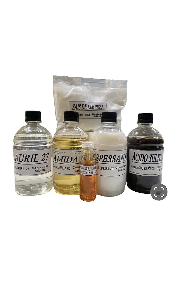 KIT SABÃO LIQUIDO MULTI AÇÃO FAZ 100 LITROS