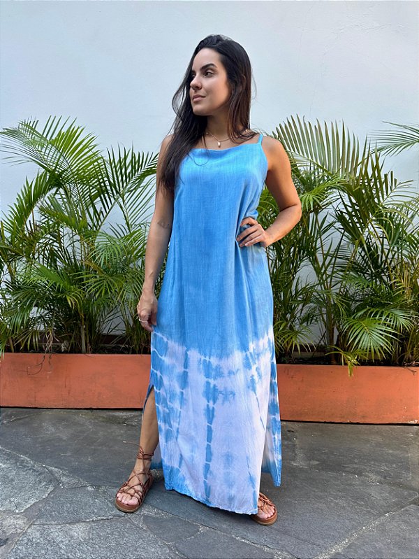 Vestido Lia Azul Céu
