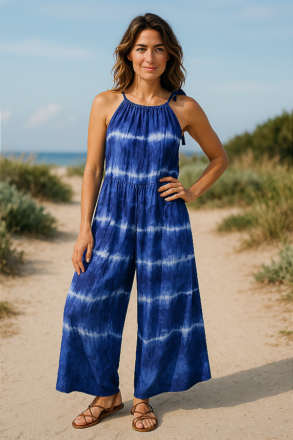 Macacão Geribá Azul Índigo