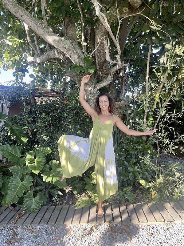 Macacão Viscose Flow Verde