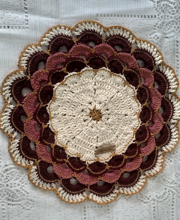 Kit 2 un.Sousplat / modelo turco