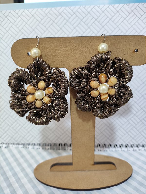 Brincos floral