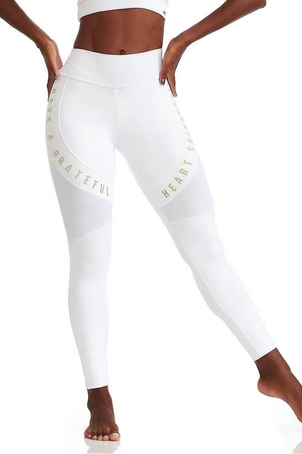 LEGGING NZ GRATEFUL - Branca