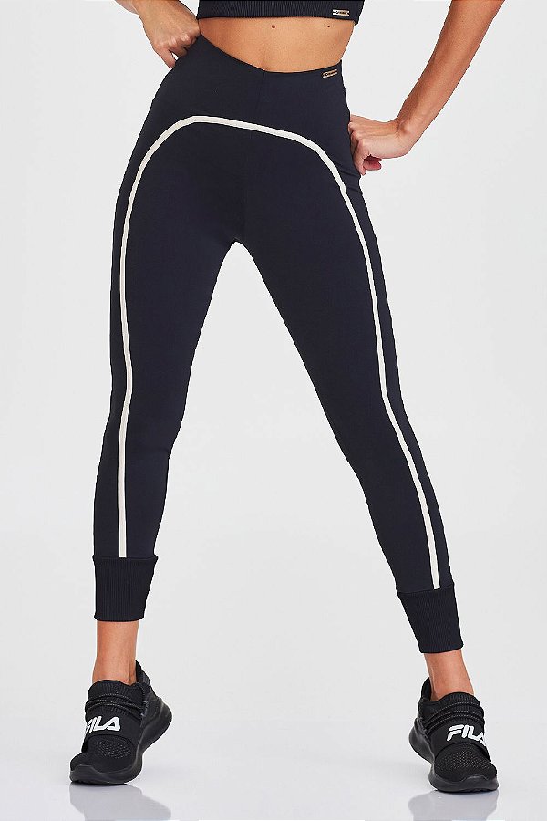 LEGGING NAKAY BICOLOR  /  PRETA
