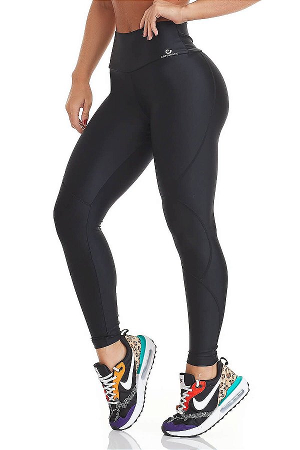 LEGGING ATLETIKA RECORTES CLASSICA / PRETO