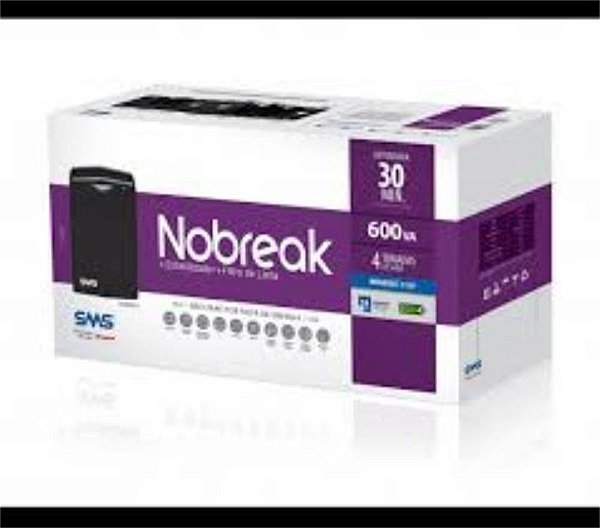 Nobreak sms 1200va bi station 6 tomadas