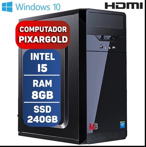 Computador Desktop Intel Core i5 SSD 240 GB