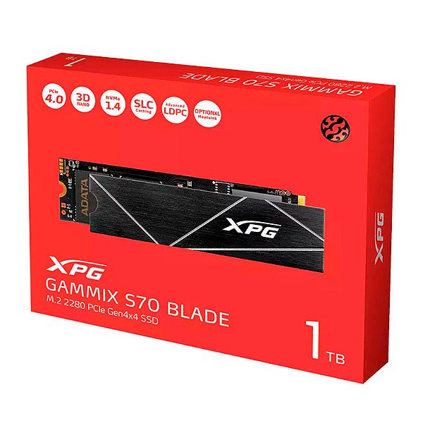 SSD 1 TB Para PS5 M.2 XPG GAMMIX S70 BLADE