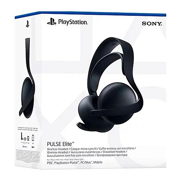 Headset Pulse Elite Bluetooth sem fio Sony Preto