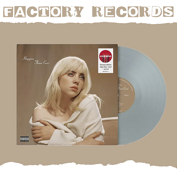 Billie Eilish - Happier Than Ever (Light Blue)  - LP