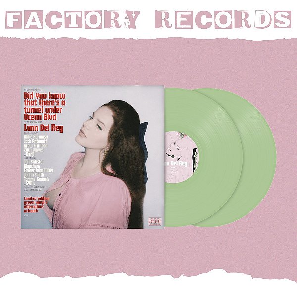 Lana Del Rey - Did you know that there's a tunnel under Ocean Blvd (Green) - LP
