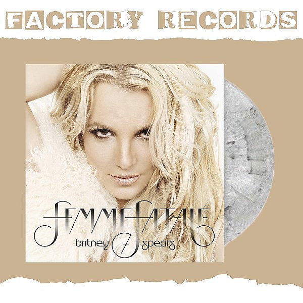 Britney Spears - Femme Fatale (White/Black Marbled) - LP