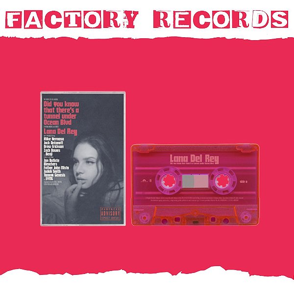 Lana Del Rey - Did you know that there's a tunnel.... #2 -  Fita Cassete