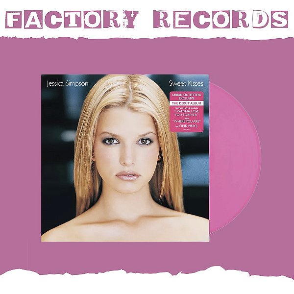 Jessica Simpson Sweet Kisses (Limited Edition) LP Factory Records