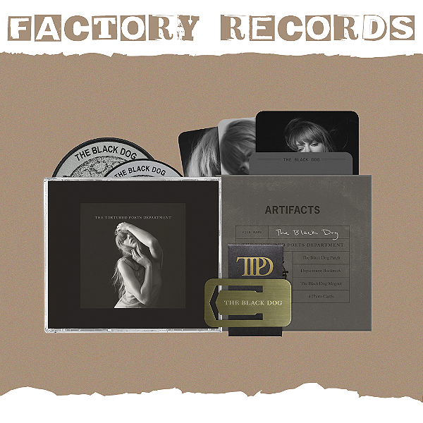 Taylor Swift - The Tortured Poets Department (Collector's Edition Deluxe - The Black Dog) - CD Deluxe