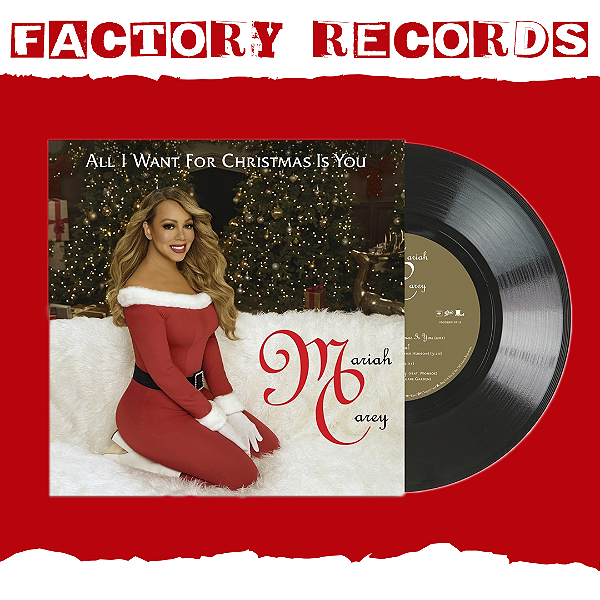 Mariah Carey - All I Want for Christmas Is You - LP 7''