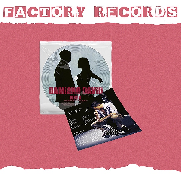 Damiano David - Silverlines/Born With a Broken Heart (Arte Autografada) - LP 7''
