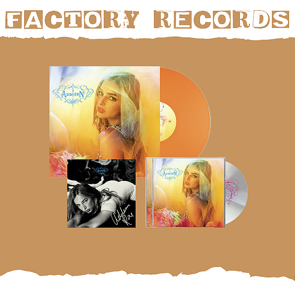 Addison Rae - Addison (Arte Card Autografado) - CD + LP