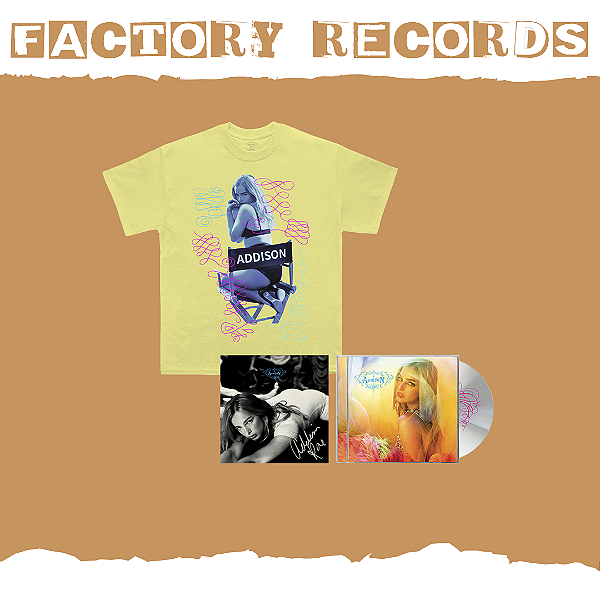 Addison Rae - Addison (Arte Card Autografado) - CD + T-SHIRT