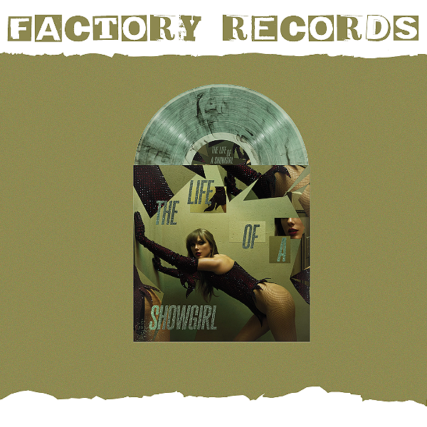 Taylor Swift - The Life of a Showgirl: The Shiny Bug Edition (Wintergreen & Onyx Marbled Vinyl) - LP