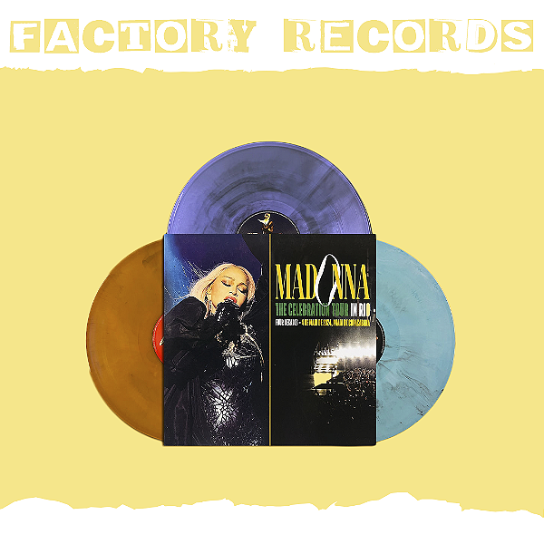Madonna - The Celebration Tour In Rio (Mustard, Lilac, Turquoise) - LP