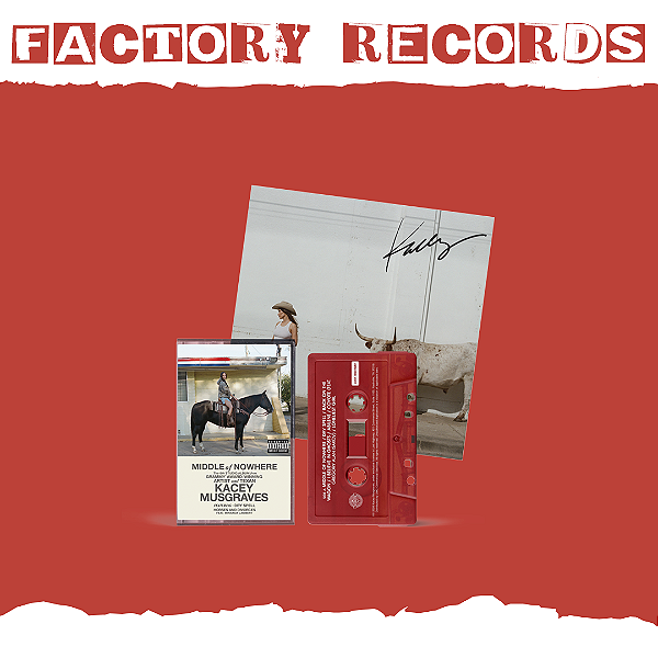 Kacey Musgraves - Middle of Nowhere (UK Exclusive - Arte Card Autografado) - Fita Cassete