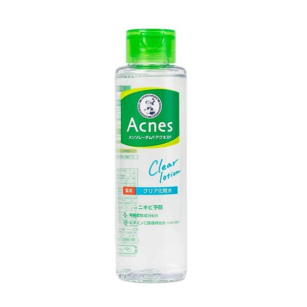 Loção adstringente para pele com Acnes Clear Lotion 180ml