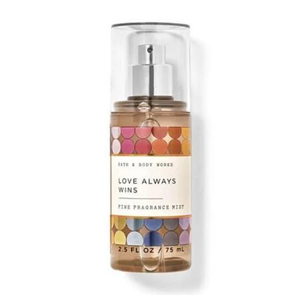 Travel Size Love Always Wins Fragrance Mist 75ml Bath and Body Works