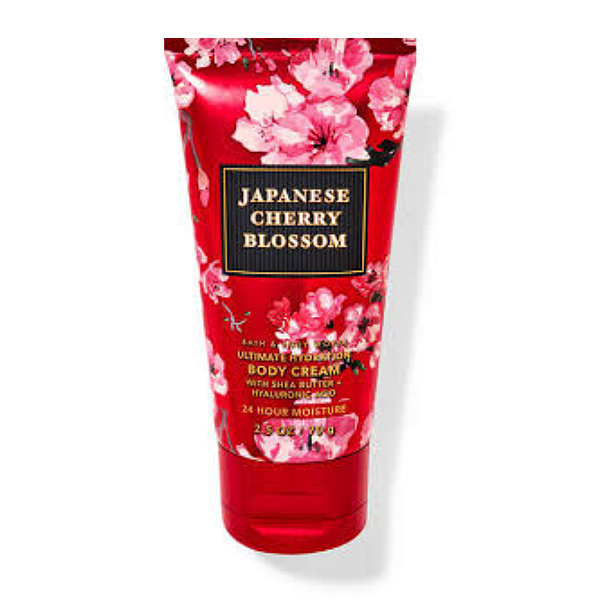 Japanese Cherry Blossom Travel Size Ultimate Hydration Body Cream 70G | Bath and Body Works