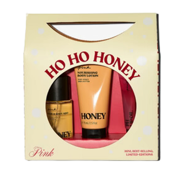 Kit Pink Limitado - Ho Ho Honey - 3pçs - Victorias Secret