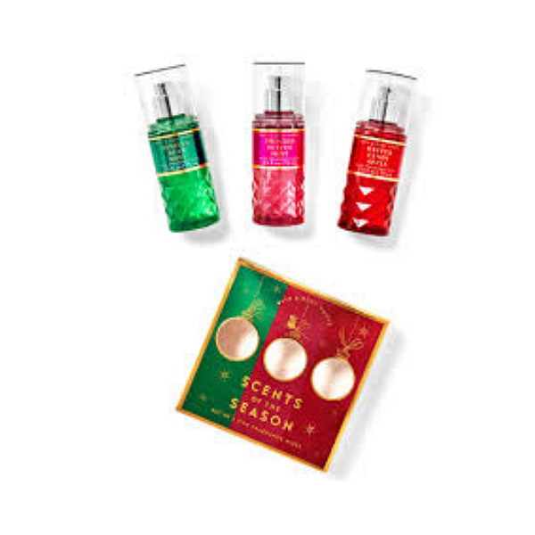Holiday Faves Mini Gift Set - 3 Fragrance Mist 75ml - Bath and Body Works