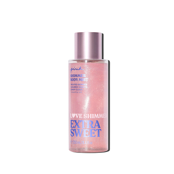 Pink Love Shimmer Extra Sweet Fragrance Mist 250ml - Victorias Secret