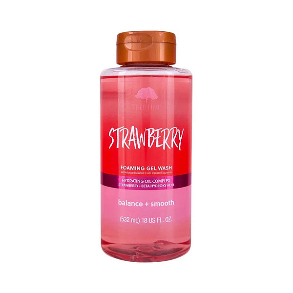 Strawberry Foaming Gel Wash 532ml - Tree Hut