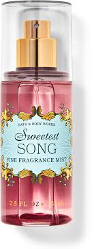 Sweetest Song Travel Size Fine Fragrance Mist 75ml - Bath and Body Works