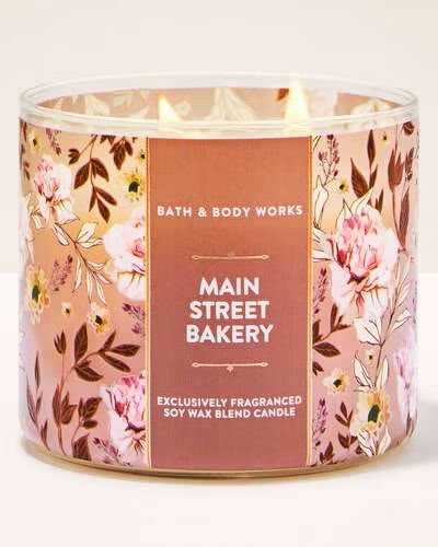 Main Street Bakery - Vela 3 Pavios - Bath and Body Works